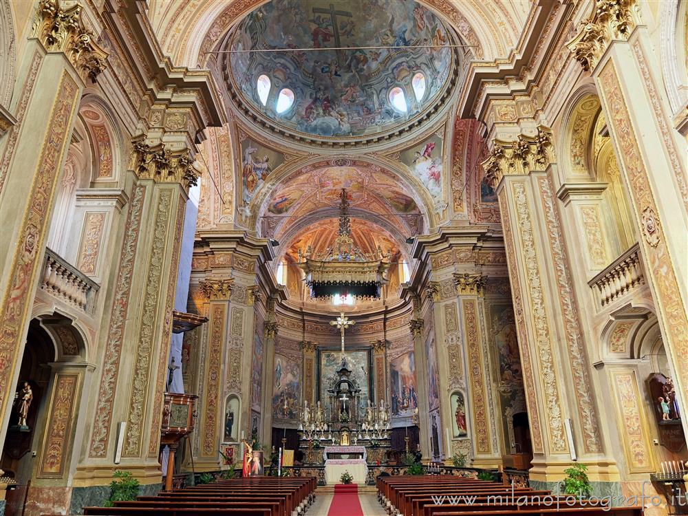 Carpignano Sesia (Novara, Italy) - Interior of the Church of Santa Maria Assunta